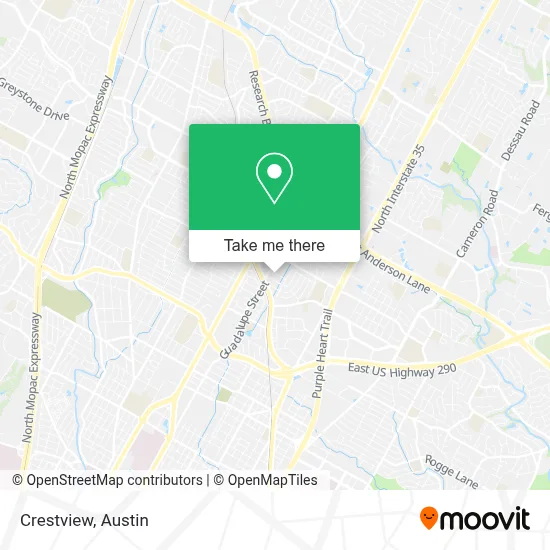 Crestview map