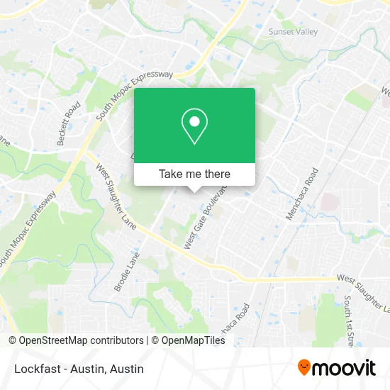 Lockfast - Austin map