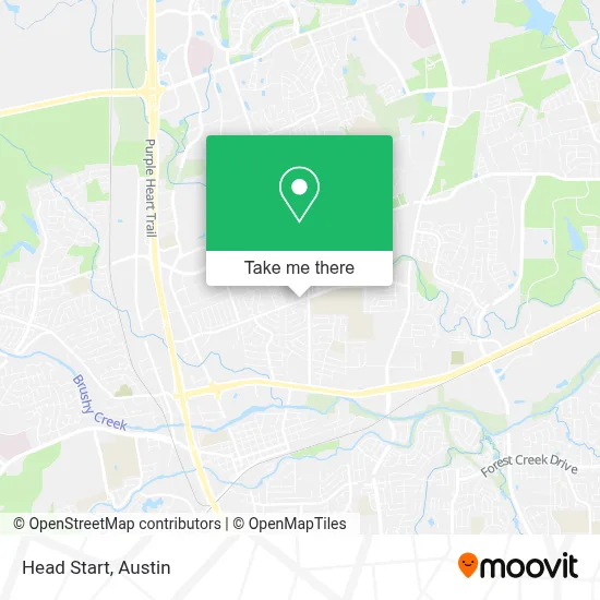 Head Start map