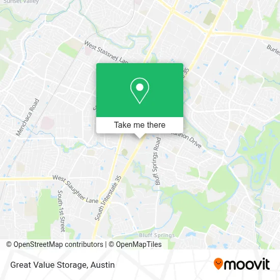 Great Value Storage map