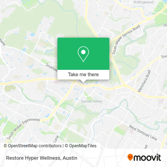 Restore Hyper Wellness map