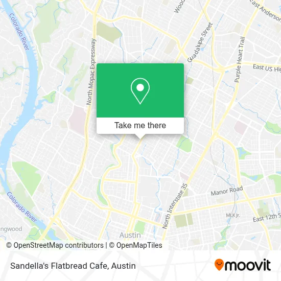 Sandella's Flatbread Cafe map