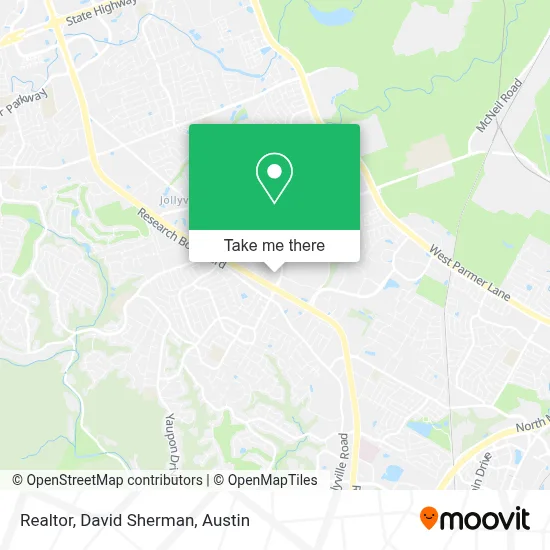 Realtor, David Sherman map