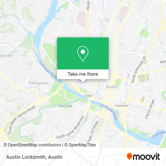 Austin Locksmith map