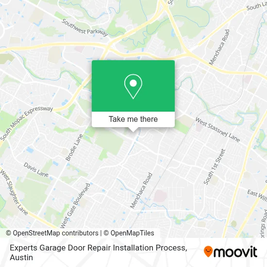 Experts Garage Door Repair Installation Process map
