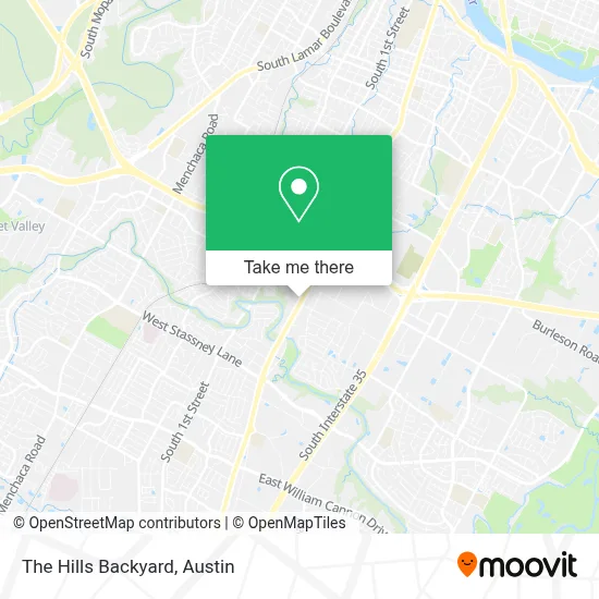 The Hills Backyard map