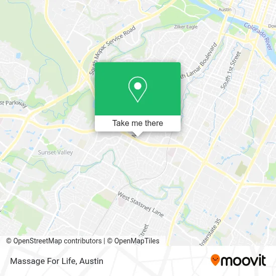 Massage For Life map