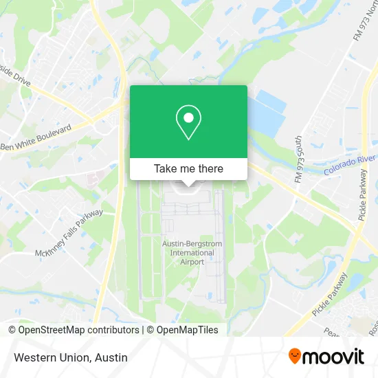 Western Union map