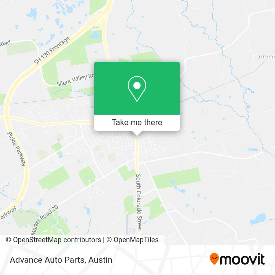 Advance Auto Parts map
