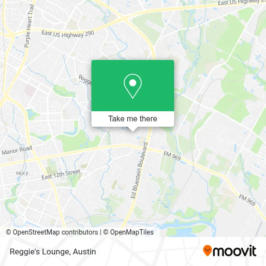 Reggie's Lounge map