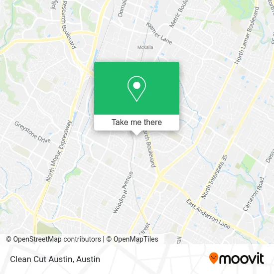 Clean Cut Austin map