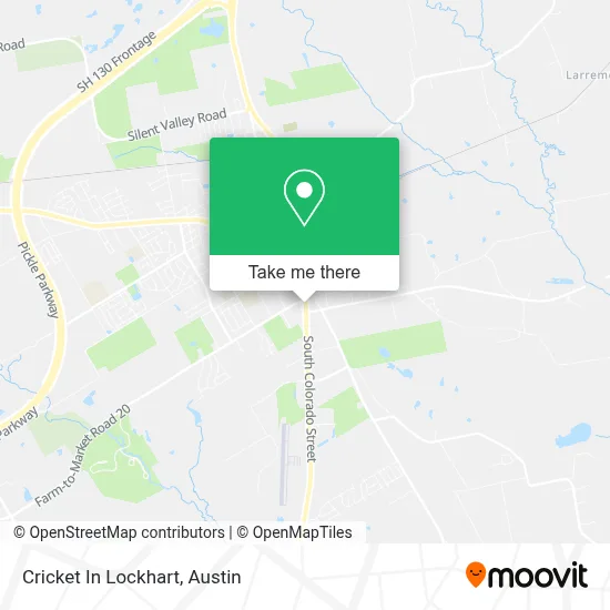 Cricket In Lockhart map