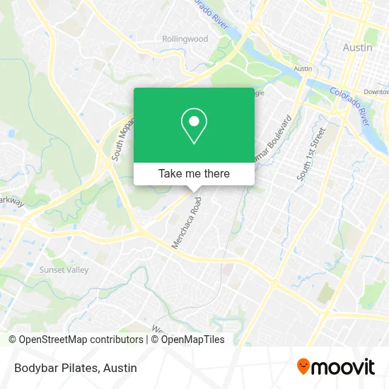 Bodybar Pilates map