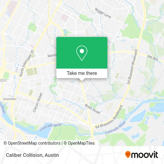 Caliber Collision map
