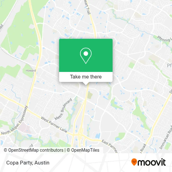 Copa  Party map