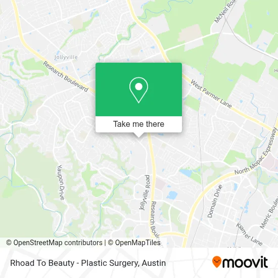 Rhoad To Beauty - Plastic Surgery map