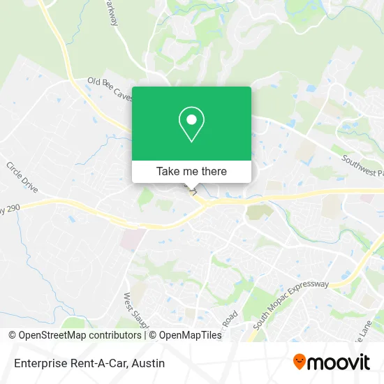 Enterprise Rent-A-Car map