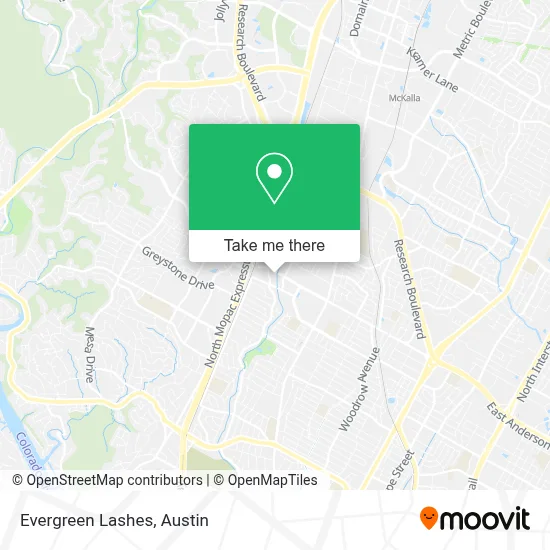 Evergreen Lashes map