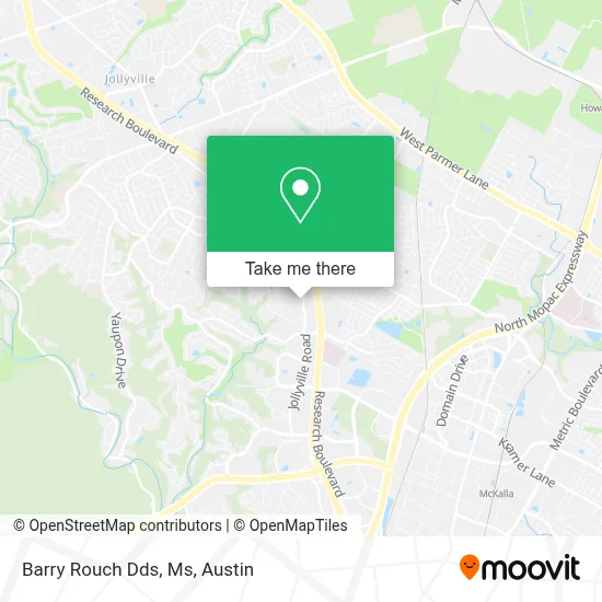 Barry Rouch Dds, Ms map
