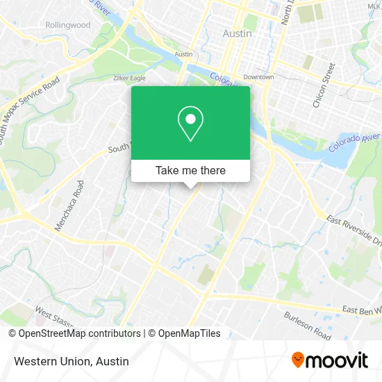 Western Union map