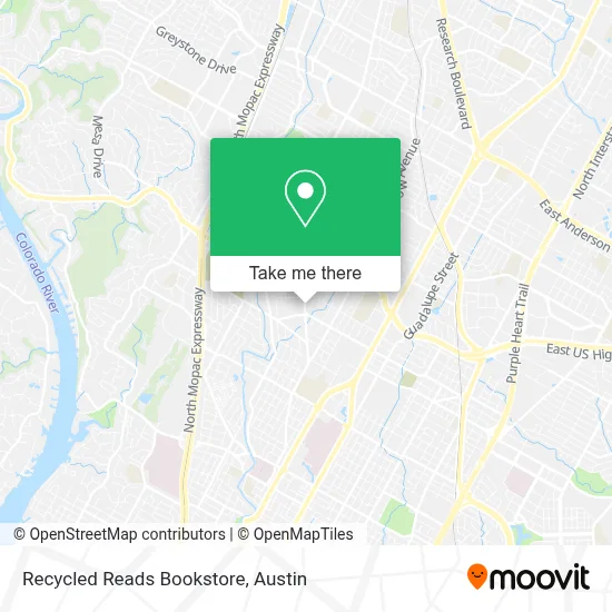 Recycled Reads Bookstore map