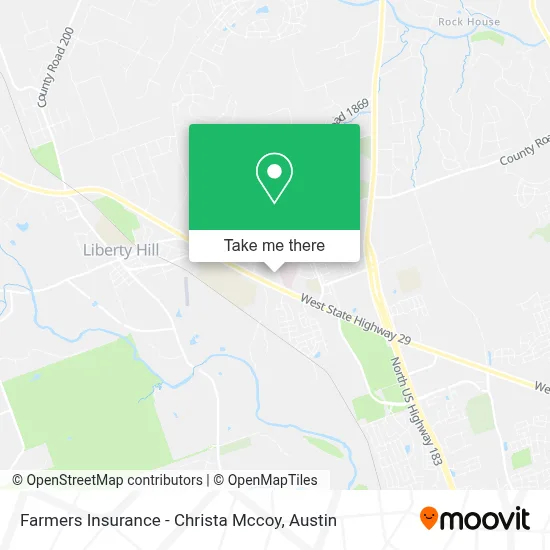 Farmers Insurance - Christa Mccoy map