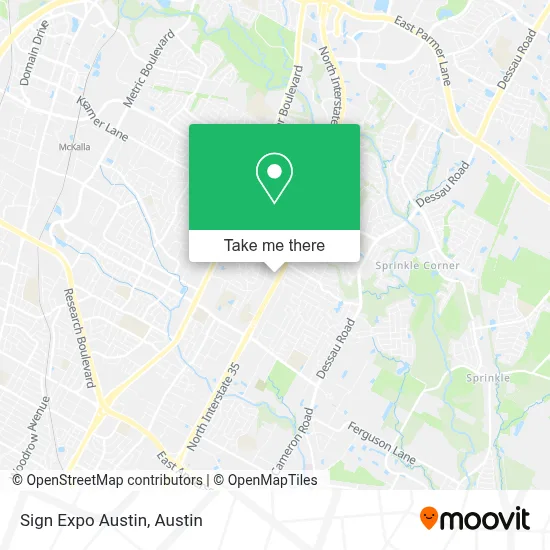 Sign Expo Austin map