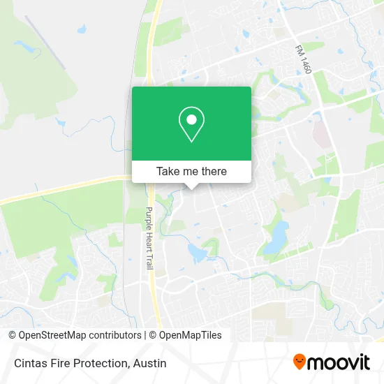 Cintas Fire Protection map