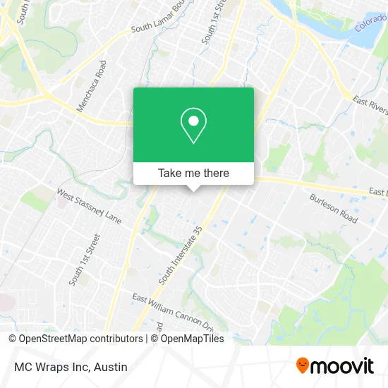 MC Wraps Inc map