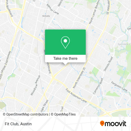 Fit Club map