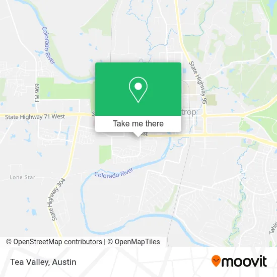 Tea Valley map