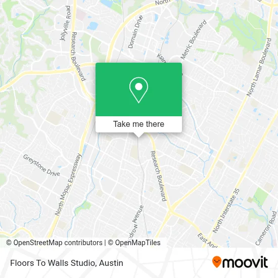Floors To Walls Studio map
