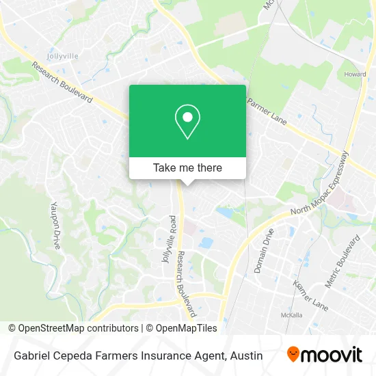 Gabriel Cepeda Farmers Insurance Agent map