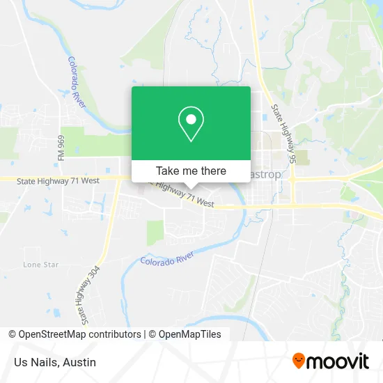 Us Nails map