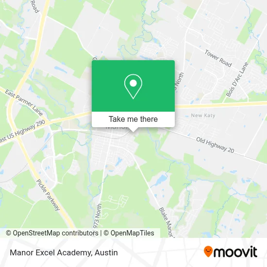 Manor Excel Academy map