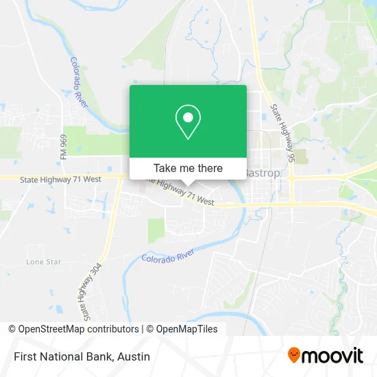First National Bank map