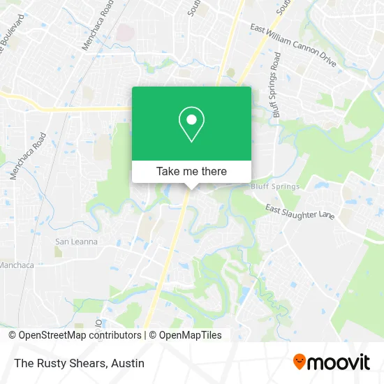 The Rusty Shears map