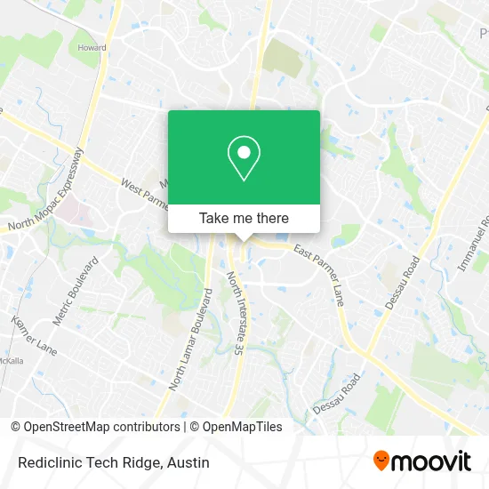Rediclinic Tech Ridge map