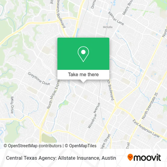 Central Texas Agency: Allstate Insurance map