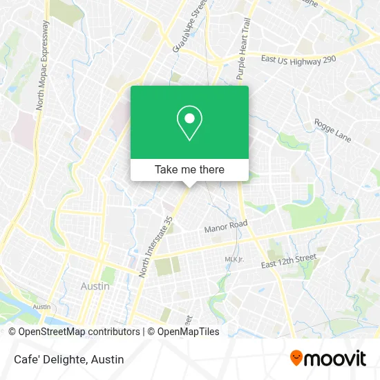 Cafe' Delighte map