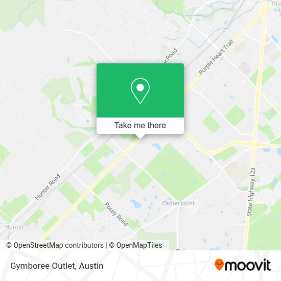 Gymboree Outlet map