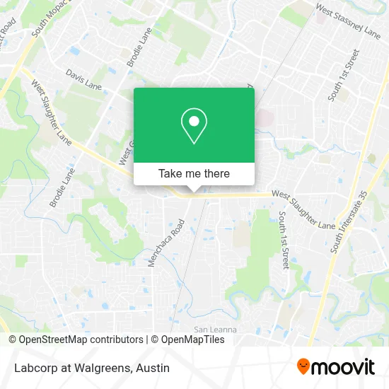 Labcorp at Walgreens map