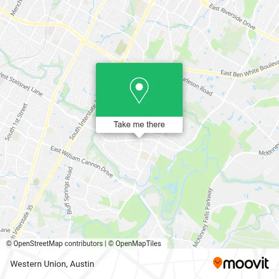 Western Union map