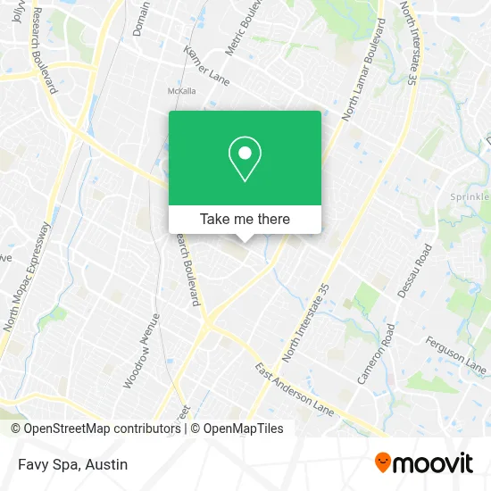 Favy Spa map