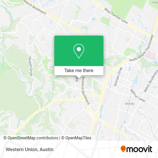 Western Union map