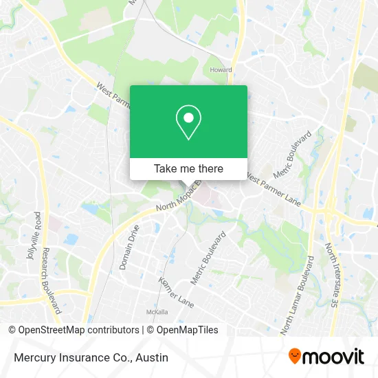 Mercury Insurance Co. map