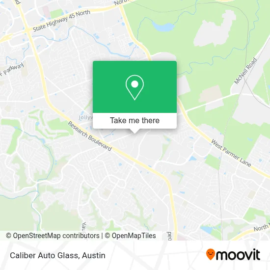Caliber Auto Glass map