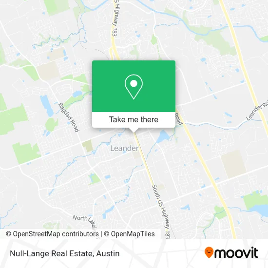 Null-Lange Real Estate map