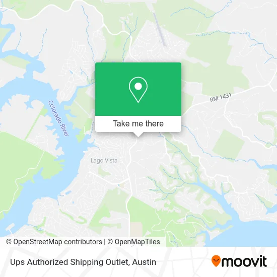 Ups Authorized Shipping Outlet map