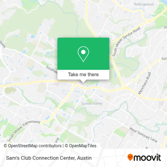 Sam's Club Connection Center map